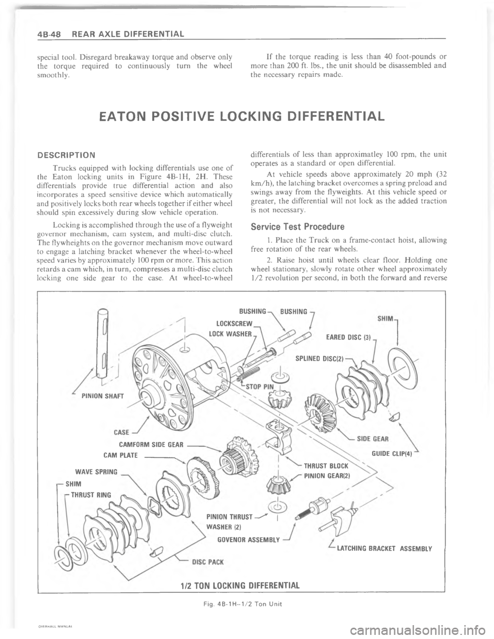 CHEVROLET LIGHT DUTY TRUCK 1980  Repair Everhaul Manual Downloaded from www.Manualslib.com manuals search engine ??  > !!	 	      / 	       #                        