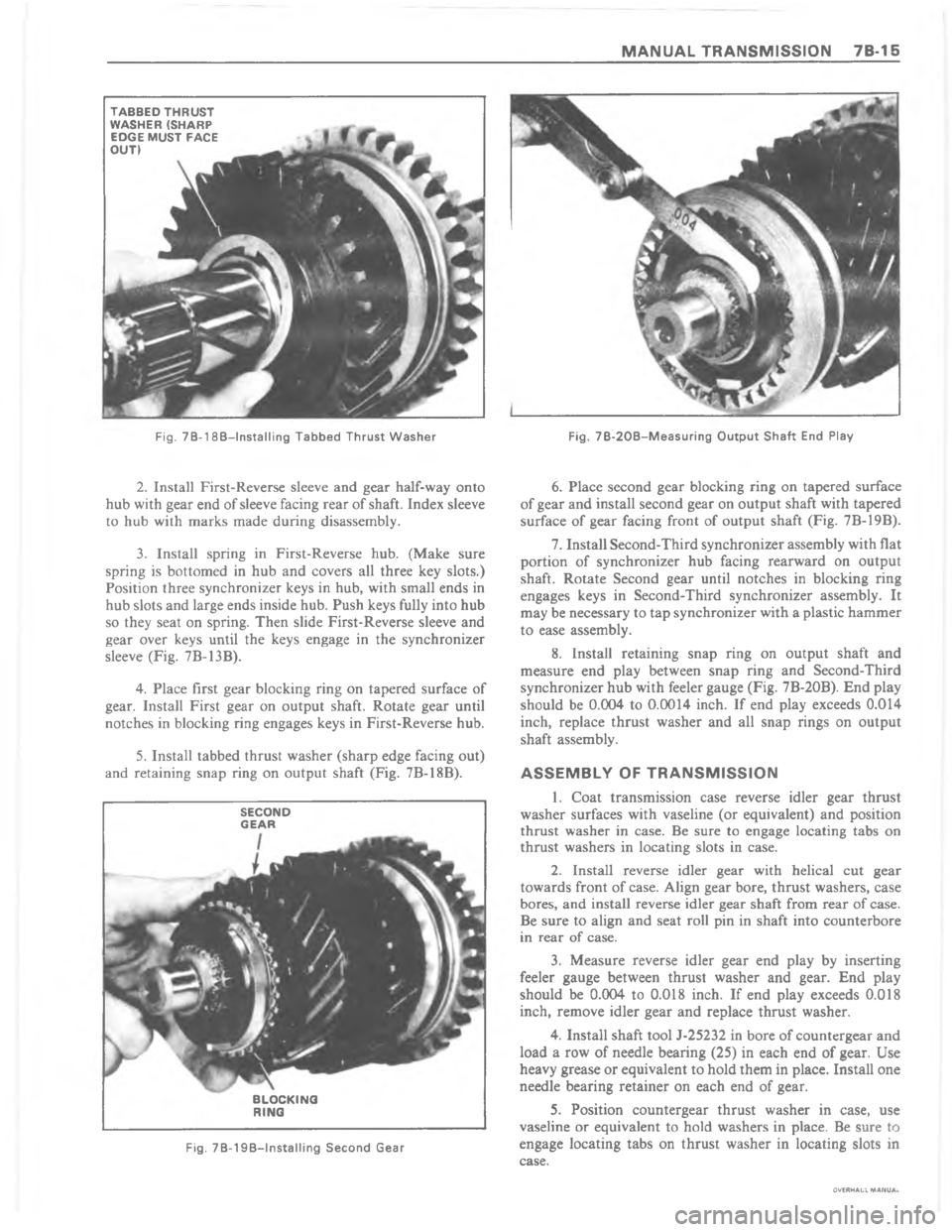 CHEVROLET LIGHT DUTY TRUCK 1980  Repair Everhaul Manual Downloaded from www.Manualslib.com manuals search engine        	           A   @*F4  /    /      @    F  , @   @    =  B    A E
*F4 / /    