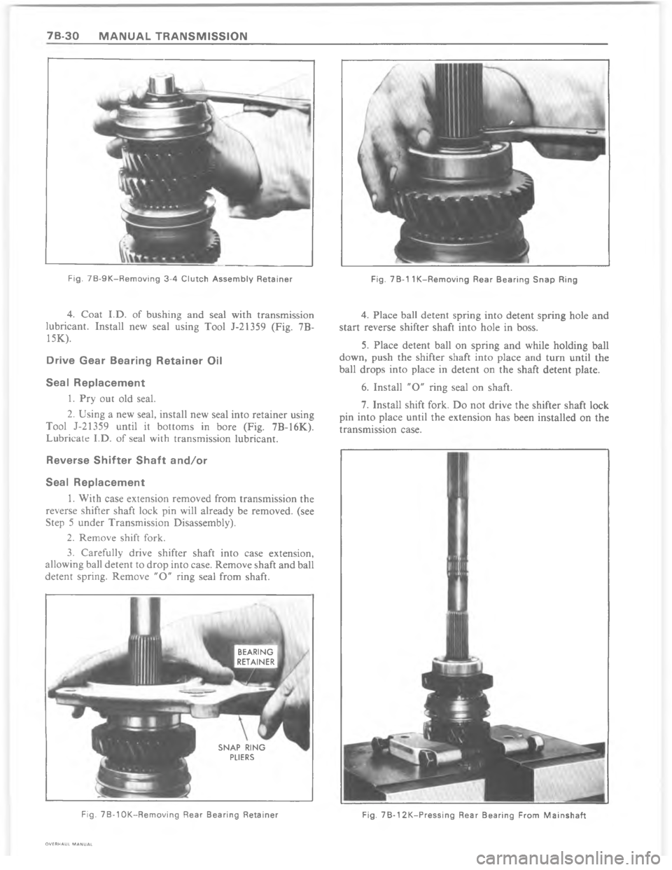 CHEVROLET LIGHT DUTY TRUCK 1980  Repair Everhaul Manual Downloaded from www.Manualslib.com manuals search engine A             	         *F4  /   1  #  : 	 G  F     @ > =  $    : C E  #     
?
*
@

