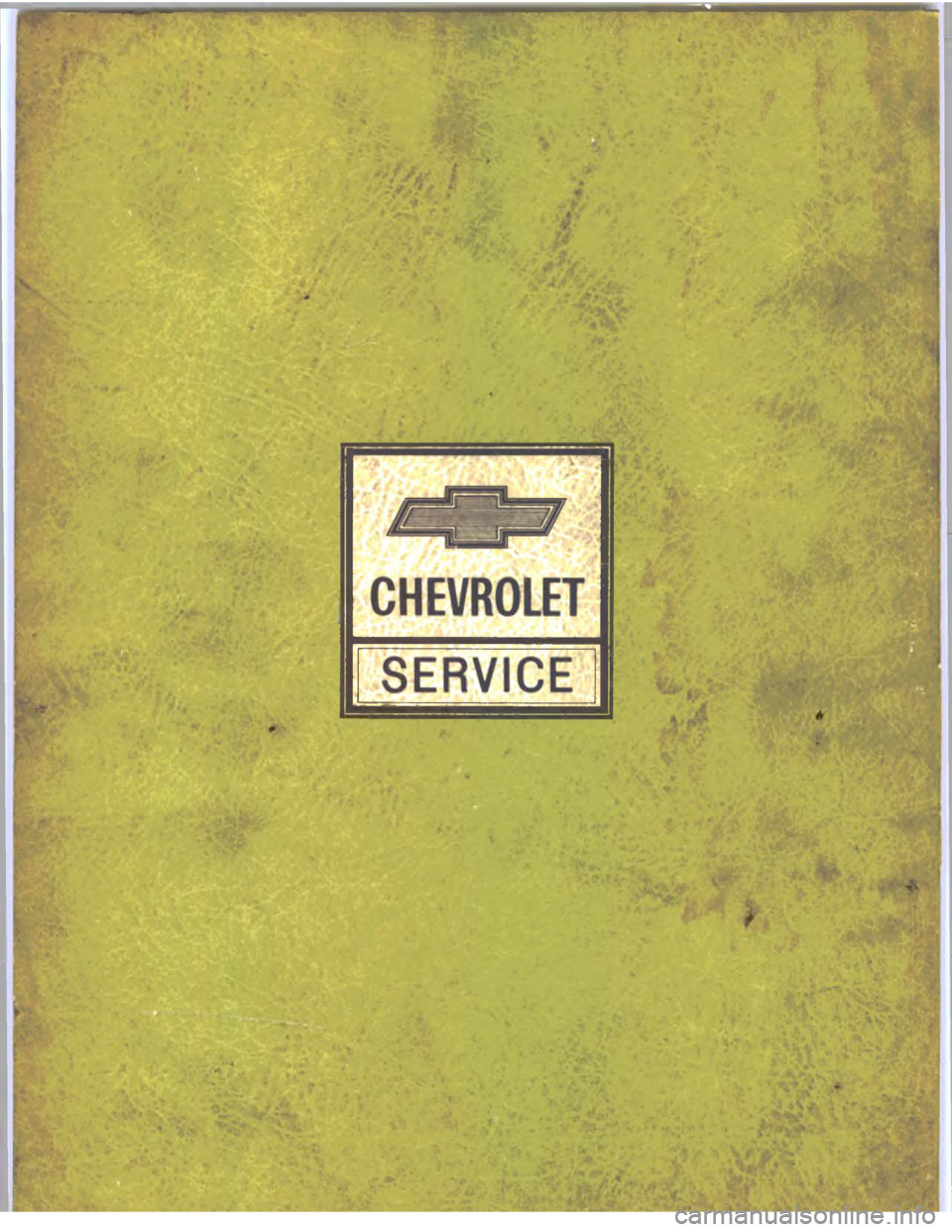 CHEVROLET LIGHT DUTY TRUCK 1980  Repair Everhaul Manual Downloaded from www.Manualslib.com manuals search engine   