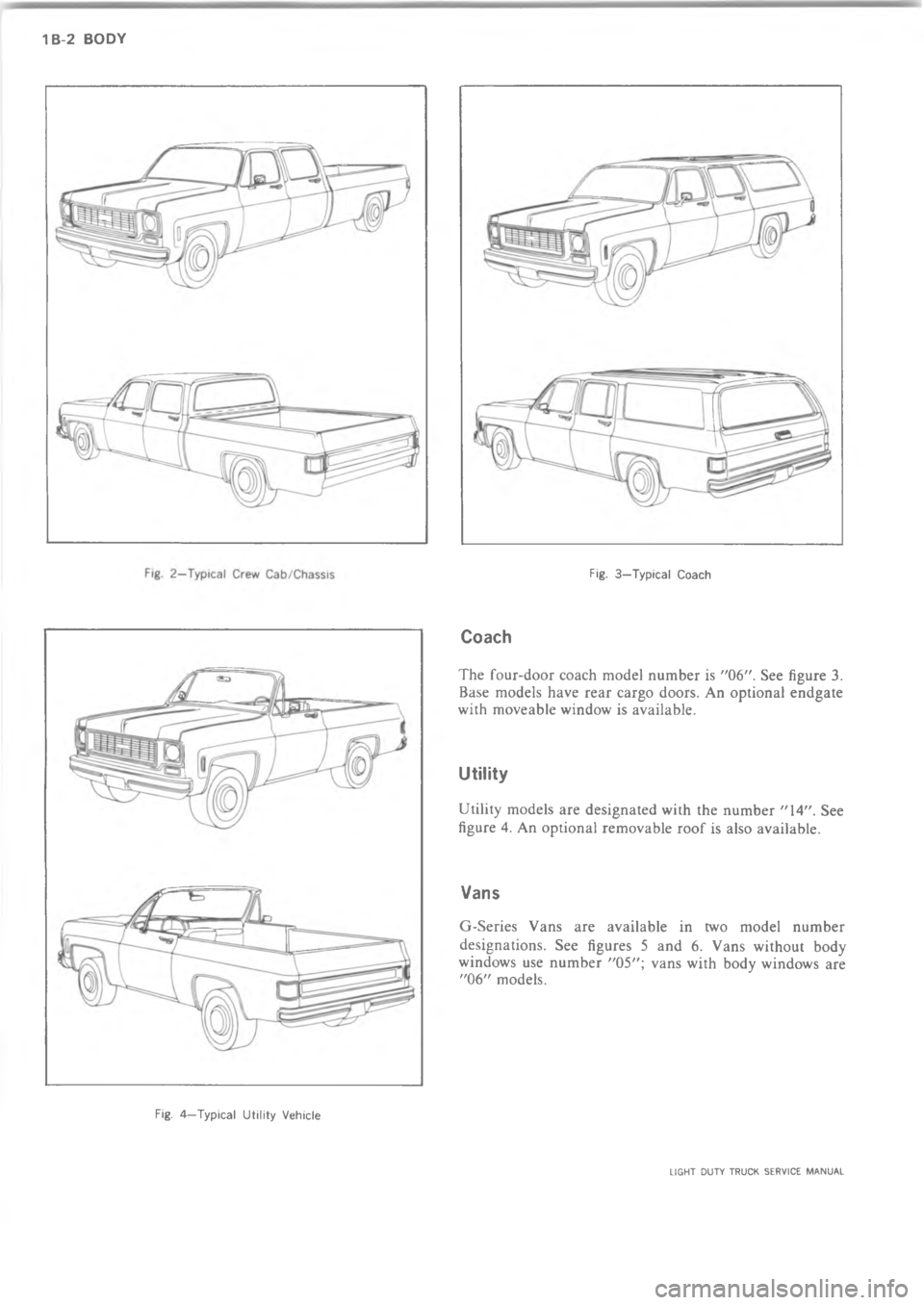 CHEVROLET LIGHT DUTY TRUCK 1973  Service Manual 4 6 2-5! ! 

"
B
.






.
H
 