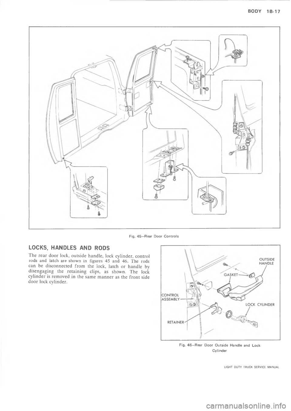 CHEVROLET LIGHT DUTY TRUCK 1973  Service Manual 6    C 47( , 	

"






5 