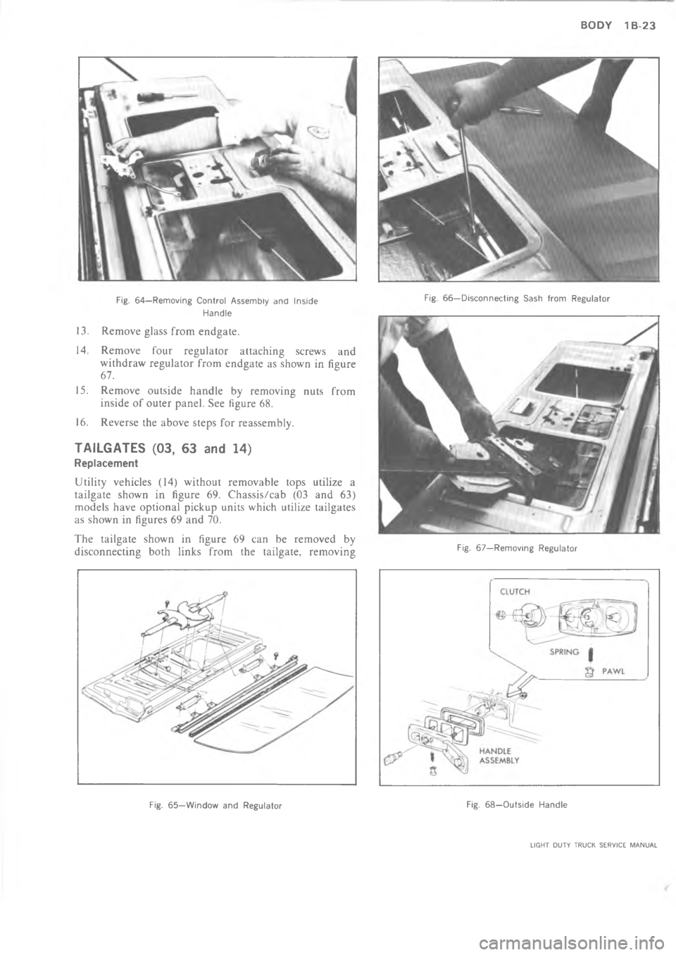 CHEVROLET LIGHT DUTY TRUCK 1973  Service Manual 6 4 ;4(&3	 	 &5 	 "	
*	


.
9









"

3 