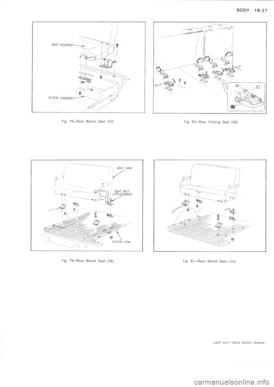 CHEVROLET LIGHT DUTY TRUCK 1973  Service Manual 6   4 C 8( /	!   J;2K
 ( /	!   J6;K 86( 	  J6;K
 8( /	!   J4K       