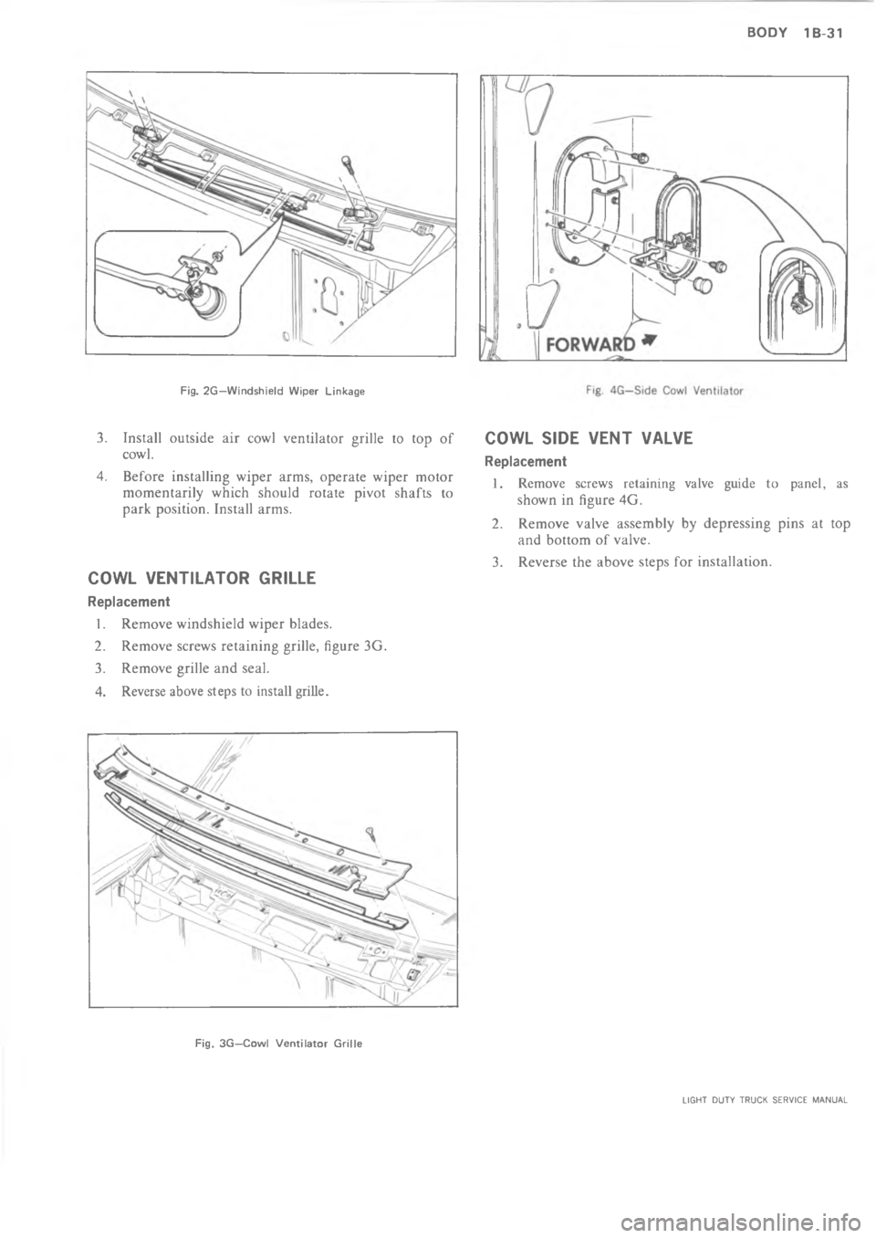 CHEVROLET LIGHT DUTY TRUCK 1973  Service Manual 6  1	  1 +	@
\(

/






\(
/


!


\(
 