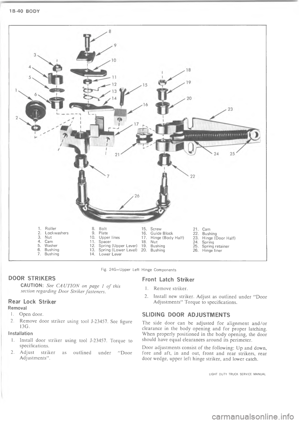 CHEVROLET LIGHT DUTY TRUCK 1973  Service Manual A 6 (
 +!@B 
2 $%
4 &
7 1 
; /% 	
 /% 	8 /  7 !B
  ;
6  	 
 ! 8
 	 J +3K 
2