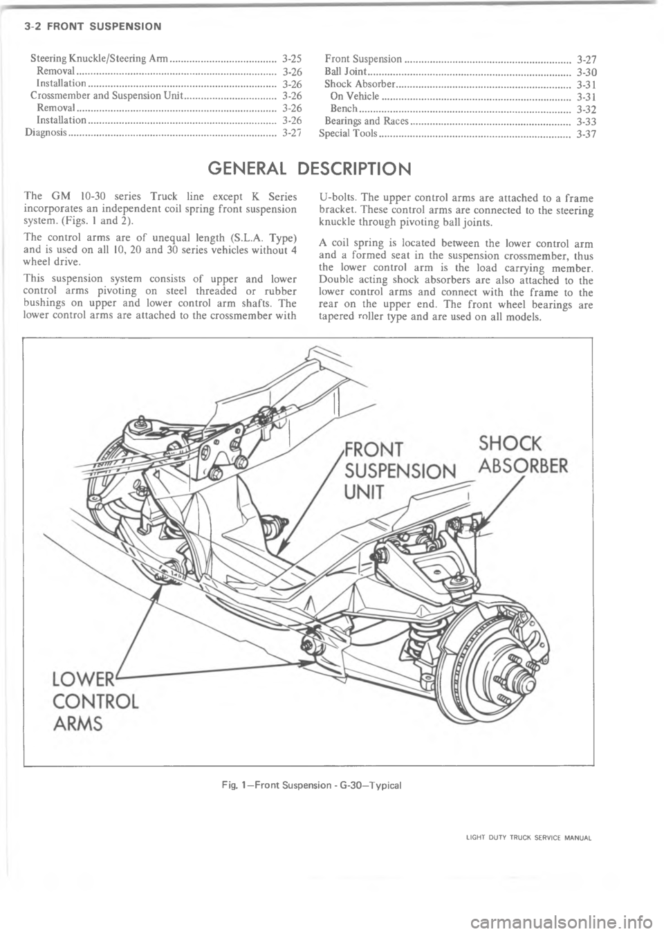 CHEVROLET LIGHT DUTY TRUCK 1973  Service Manual 4  %&#L%4 (1
,
(9
	!