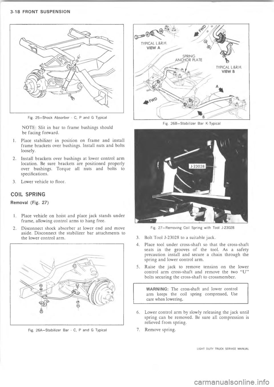 CHEVROLET LIGHT DUTY TRUCK 1973  Service Manual   @    7 !@  9 A  	  -5!
+







!
\(






3

\(
/
!

!
1


"


9
!

3 