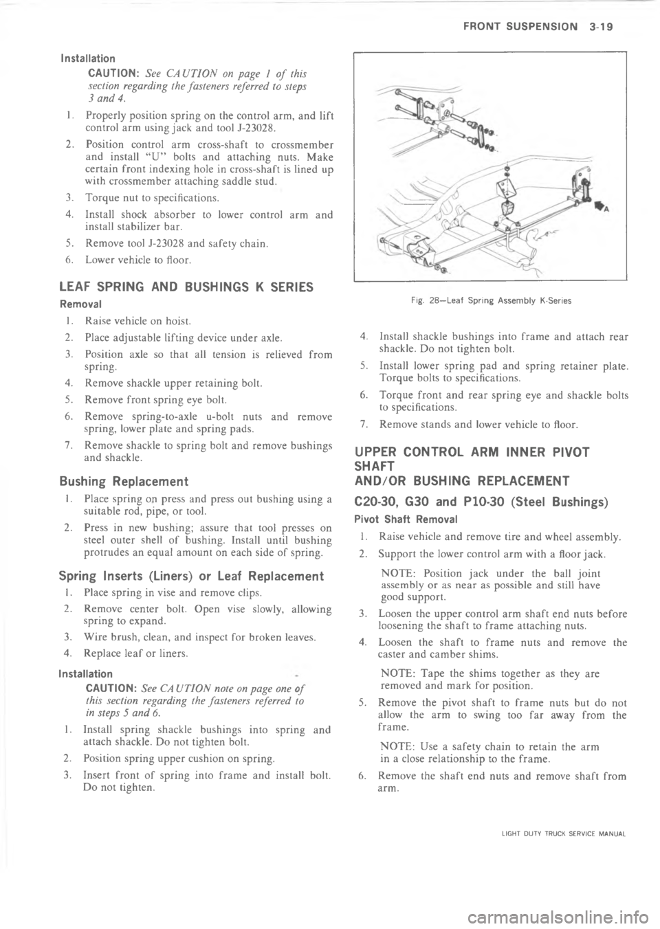 CHEVROLET LIGHT DUTY TRUCK 1973  Service Manual     ?*,+&&+,(#*
      H>
	
*





.
\(
/

1
9




\(
!
/
1
9
!
3



!

!




!
\(
/

>





\(
$
/
!
1
"
9

3

	
