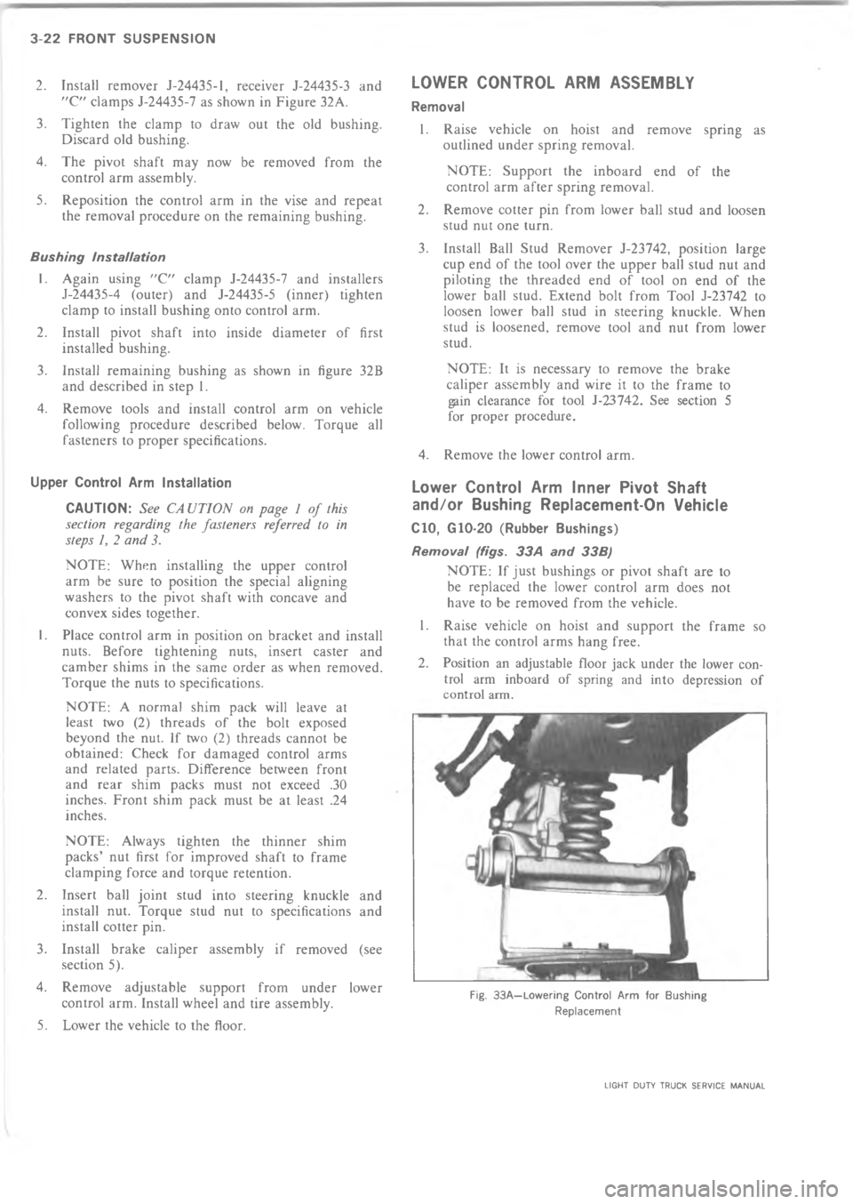 CHEVROLET LIGHT DUTY TRUCK 1973  Service Manual 44   	!   @//(17  @//(1( 
H 0 H   ! @//(13 ! !*.  5 %  (4
( " % *   *    .   *  