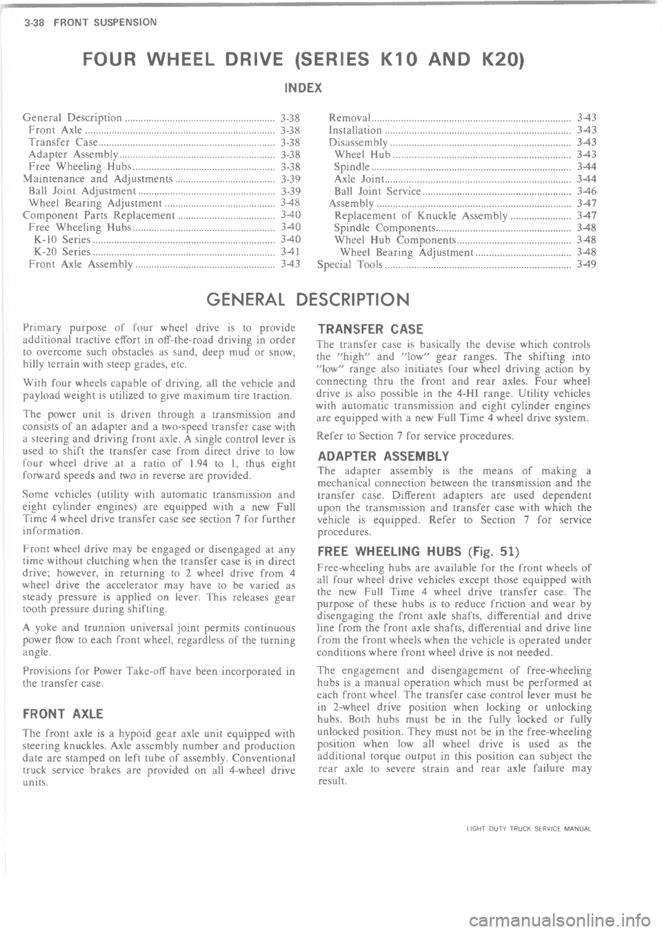 CHEVROLET LIGHT DUTY TRUCK 1973  Service Manual @   	   8  84


5
"
4
5


B

;
0

5

&
&
5,
	
$
;

4
B
4
,



;

;


 


*
;

"







"

5


.
!
