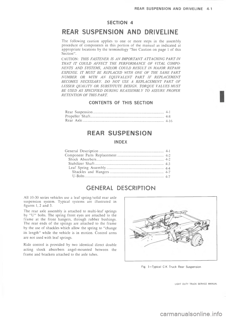 CHEVROLET LIGHT DUTY TRUCK 1973  Service Manual       A A

"



0


-

+
1
+
*

,
 
,/ //


/
/
/
/
//
/
/ 0








4
!

"


"



,

3 