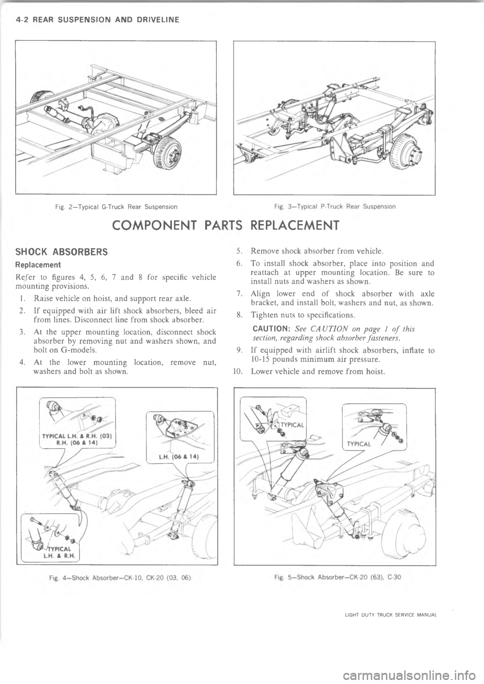 CHEVROLET LIGHT DUTY TRUCK 1973  Service Manual A4      -5! 9-%!@ ( %		


,
,97:




\(


/
.
1
9


3

:
0

2

 