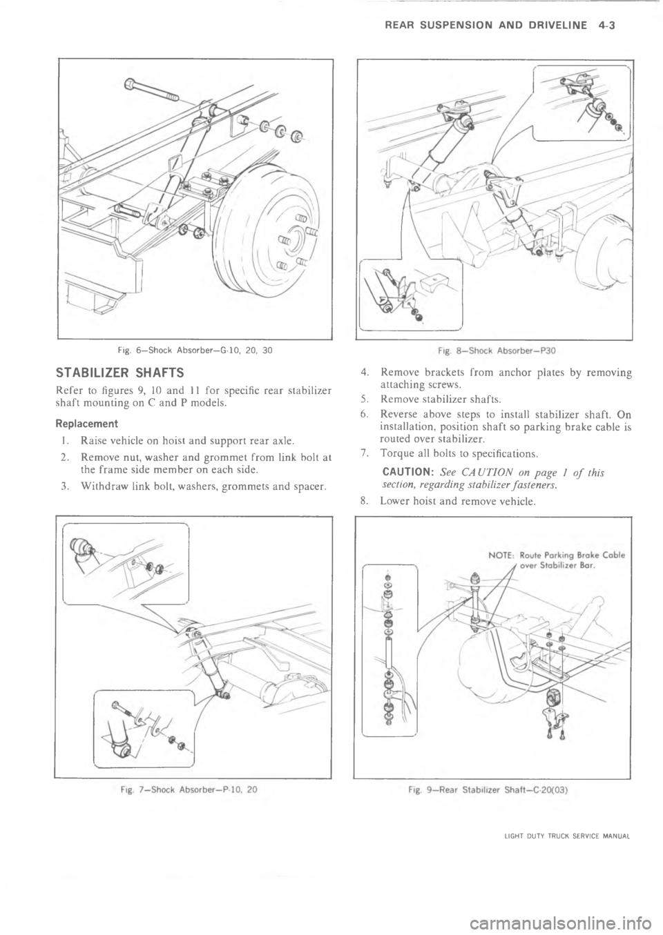 CHEVROLET LIGHT DUTY TRUCK 1973  Service Manual        A ; !@ 96A 6A 26
G
,
!




\(/

1
9


3


: 