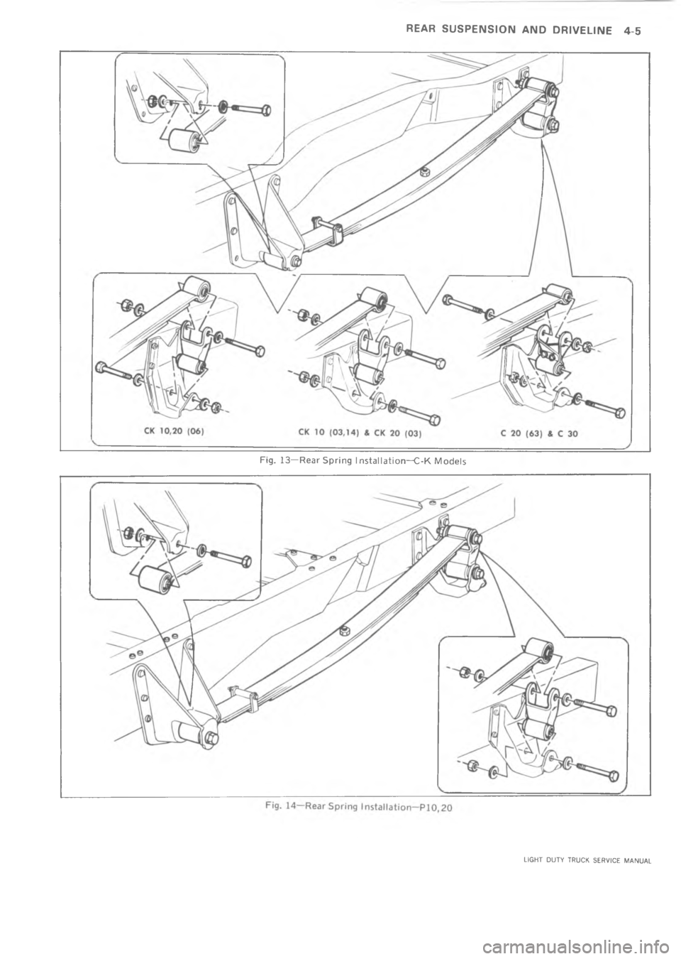 CHEVROLET LIGHT DUTY TRUCK 1973  Service Manual        A> 2(  	 "	     	  9I           