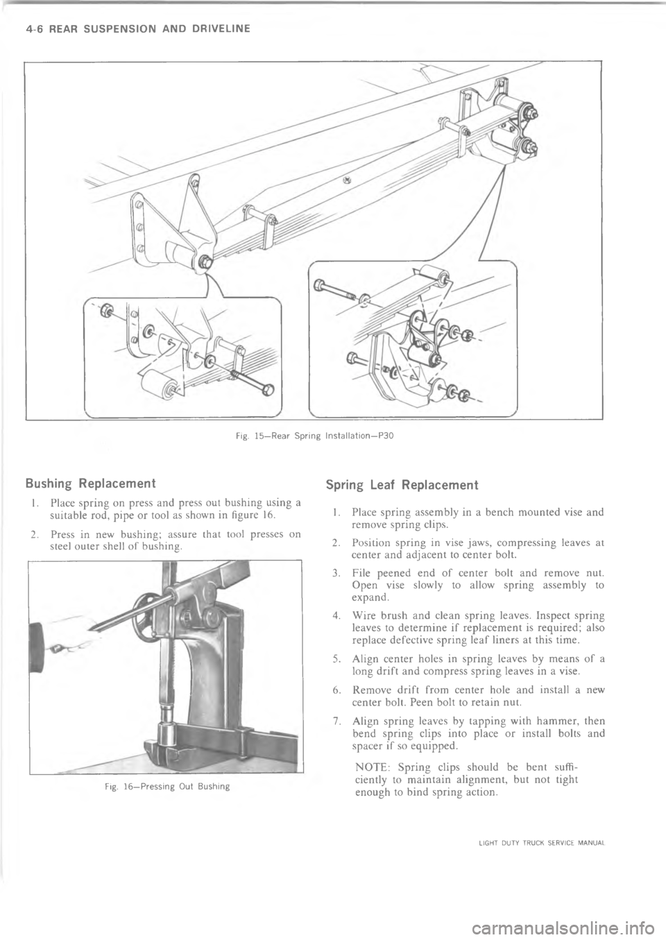 CHEVROLET LIGHT DUTY TRUCK 1973  Service Manual A=     7( 	 "		26


!

!




\(
C

/


1

9

3

!
+

  