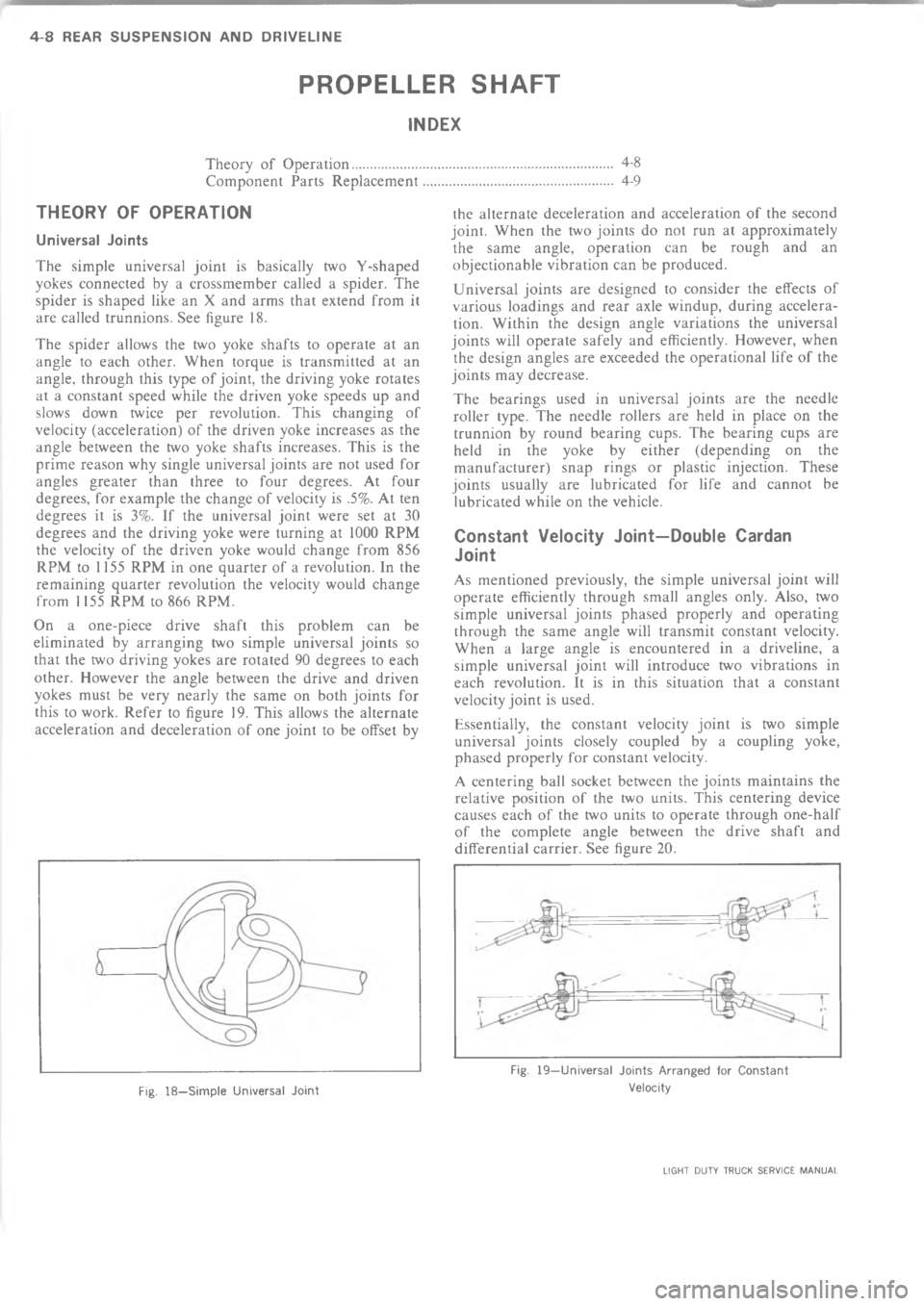 CHEVROLET LIGHT DUTY TRUCK 1973  Service Manual A@        	

"
0
	

"

!

"



!




 



,

:
C








=





=

=
"


*

=


F
4

!

;
!


-


