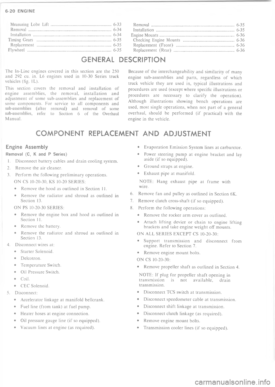 CHEVROLET LIGHT DUTY TRUCK 1973  Service Manual = 4   !%     9((
, 9(/
	!