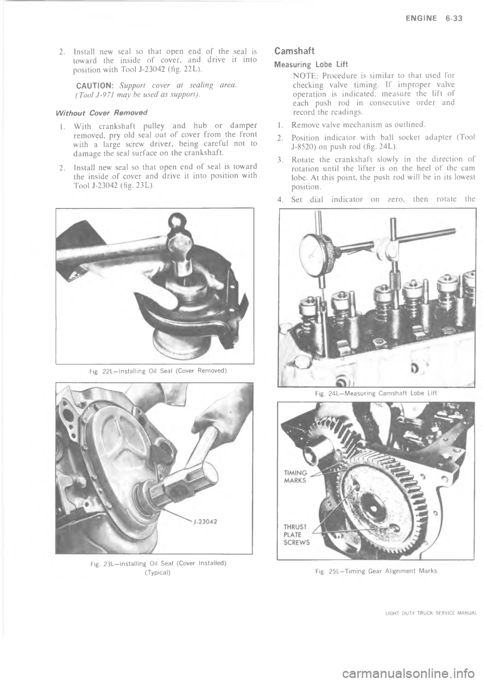 CHEVROLET LIGHT DUTY TRUCK 1973  Service Manual  = 	! . ! ! *    * ! !
. * !  7    
!.* " @(/ >% ?

C



.


*