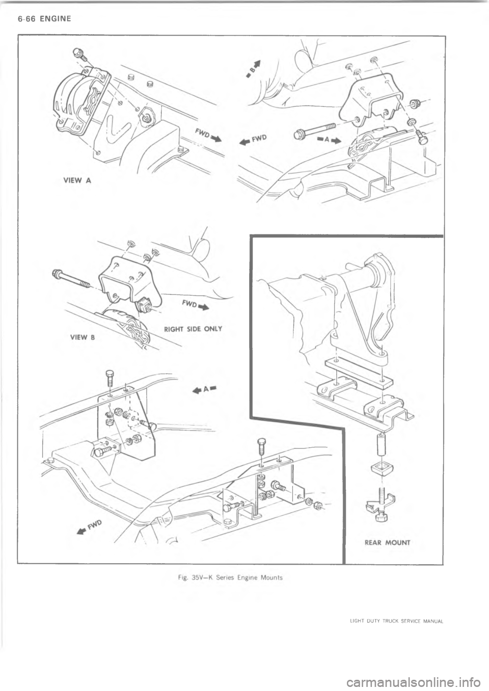 CHEVROLET LIGHT DUTY TRUCK 1973  Service Manual =  = =               