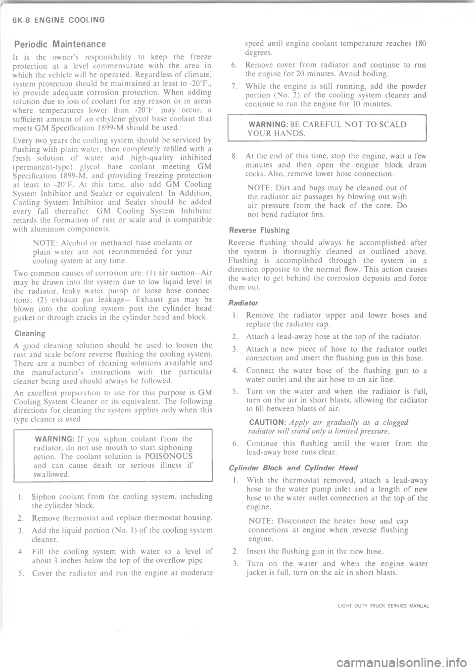 CHEVROLET LIGHT DUTY TRUCK 1973  Service Manual = 8 @             %(#$(! +(*,%*+*!%
	

.**
!

!
.*
!

-


>



0


.
+


".

*


%!#

4
!
"
*

4
0


	



!

*

\(

