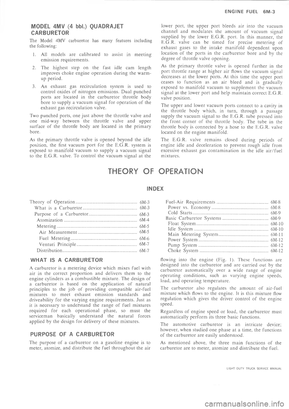 CHEVROLET LIGHT DUTY TRUCK 1973  Service Manual        =    A A 00&7 :F

"
*

!



\(



6
".

!

4
!
6
.

!
-
6

%
4



6
!%

"
*
!
*
*

"



