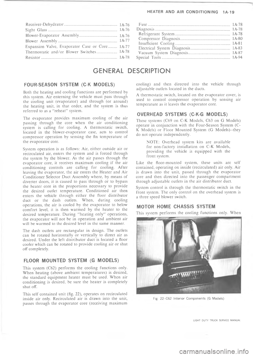 CHEVROLET LIGHT DUTY TRUCK 1973 Workshop Manual 	               ?,     $  *     439
 %*    ! ! 