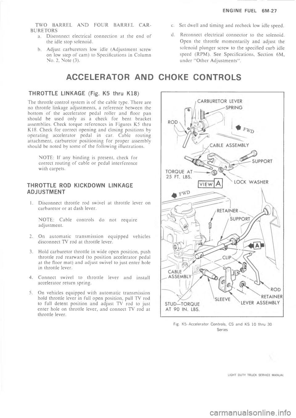 CHEVROLET LIGHT DUTY TRUCK 1973  Service Manual        =   4 C" ; C  B4,,- 4 + $  5 C  ,  B 4 ,,- 0 4 , K
B ,-"C ,
 $ !    *   
*  ! !
 4 =! 