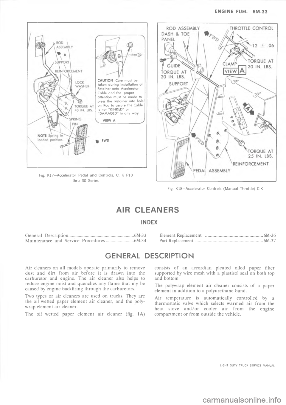 CHEVROLET LIGHT DUTY TRUCK 1973  Service Manual      =     	 

\(	





G



 





9

4




"

.
"
!

"

4

*
 