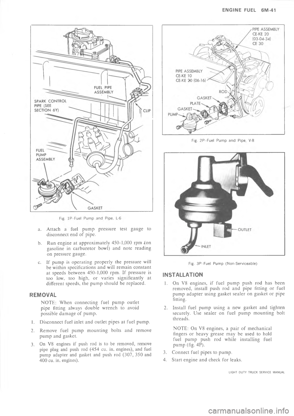 CHEVROLET LIGHT DUTY TRUCK 1973  Service Manual    = A 4 *         !! ! %% 
!    
 ,  %    6    /17  >
%!       