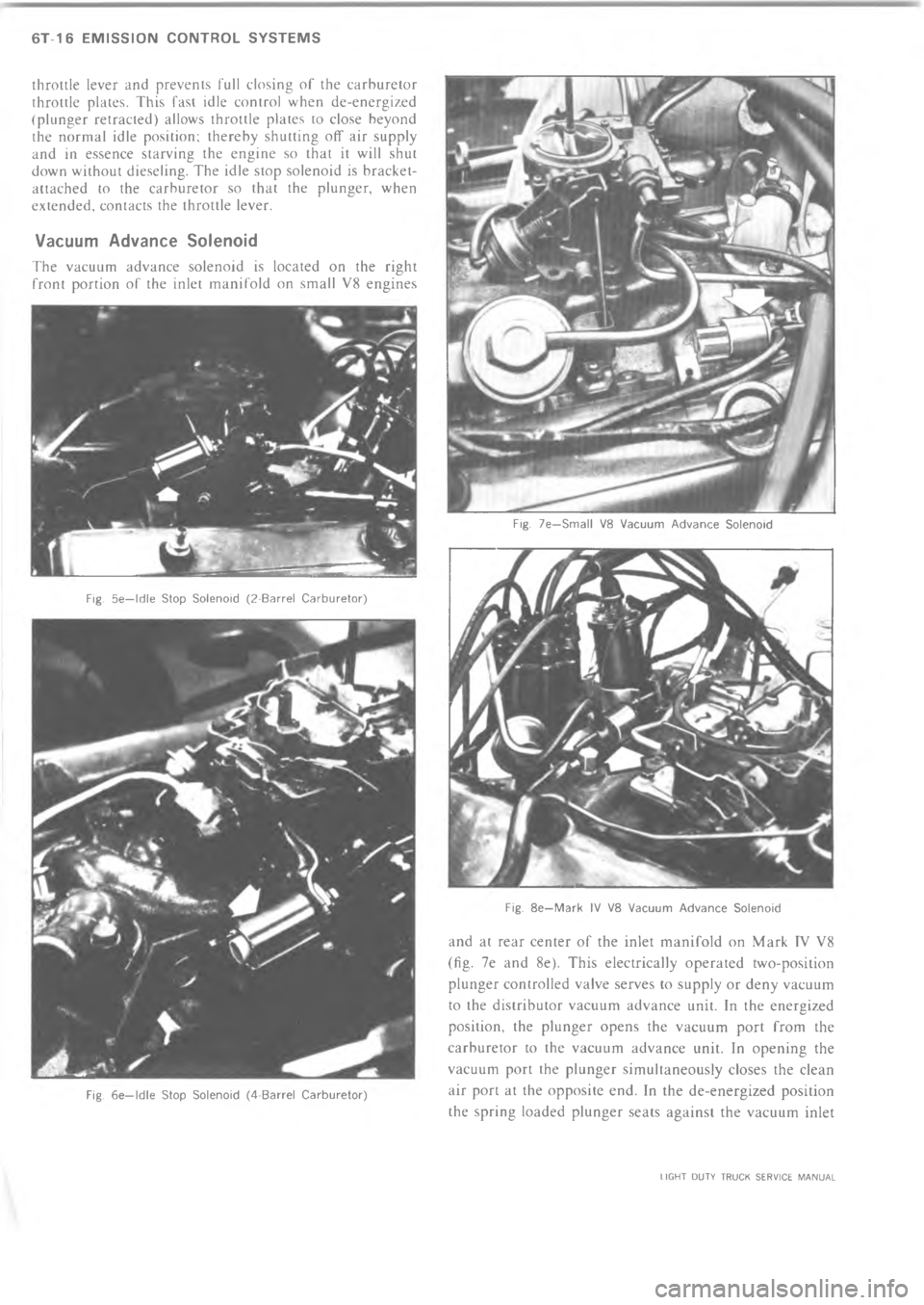 CHEVROLET LIGHT DUTY TRUCK 1973  Service Manual =    =                  6     *   !  !%   *       
* ! "*! !   . * %G
>