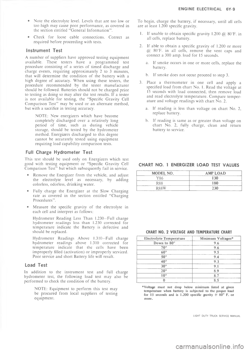 CHEVROLET LIGHT DUTY TRUCK 1973  Service Manual               =6 ?D +  *   ! *     . 
 *%*   !          7 !  
* ! 