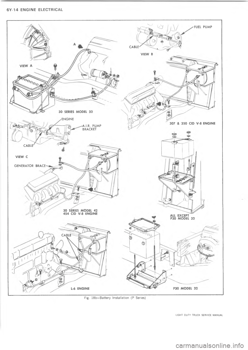 CHEVROLET LIGHT DUTY TRUCK 1973  Service Manual = 6   A         





-





A




3 