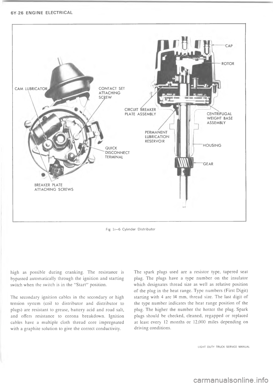 CHEVROLET LIGHT DUTY TRUCK 1973  Service Manual = 6  4 =         +/("-.(.$-- )-
--*"$
)1
"("- /()I)(
+-) )/+S
)($)$-
+/("-".$
())(."(
0"I
,".$$)-
-)("$+
/()I)( +-)
--*"$ (