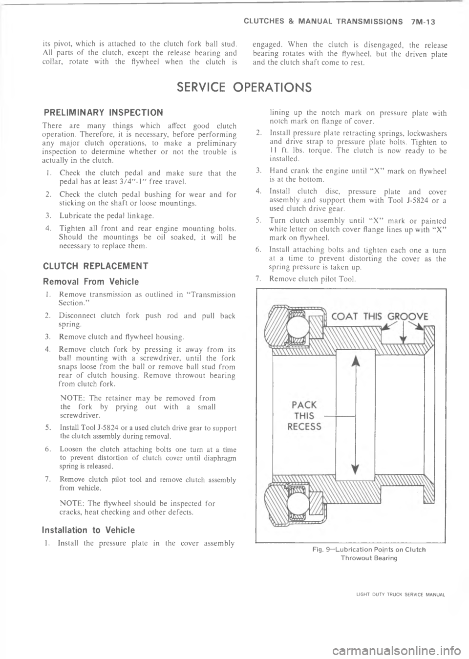 CHEVROLET LIGHT DUTY TRUCK 1973  Service Manual 	 M                    C    ! 7 .** ! *  * * #  ! %% ;* * * ! !%%7 * !
4 