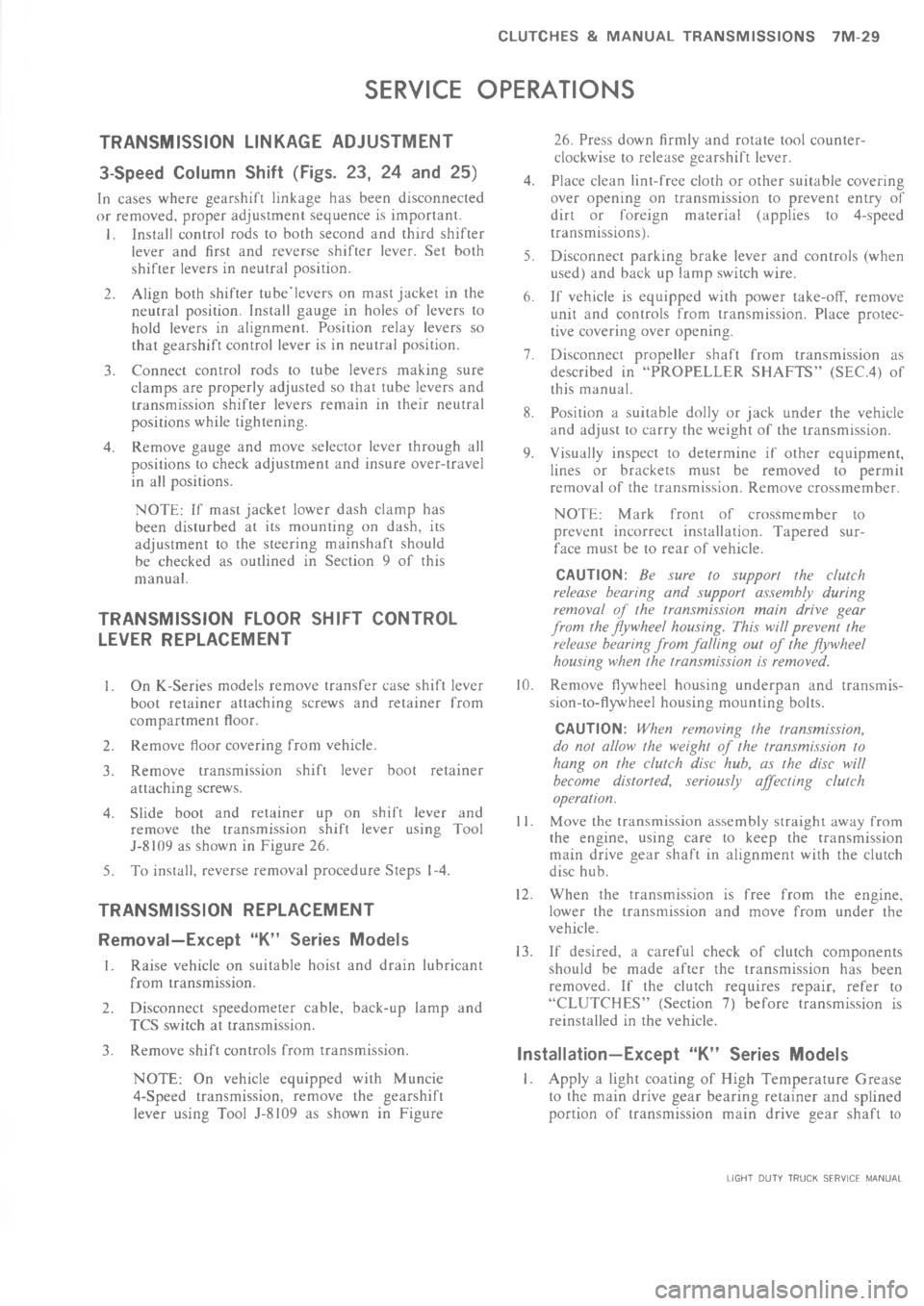 CHEVROLET LIGHT DUTY TRUCK 1973  Service Manual 	 M                    C   4 ?        


	



!


*

\(



/


+










\(

/

@
1





"
\(
+
/
9

