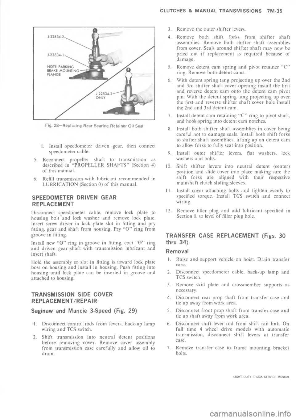 CHEVROLET LIGHT DUTY TRUCK 1973  Service Manual 	 M                    C   > 	! !        %7 * 
!   
1 ,    ! *    ! !! 