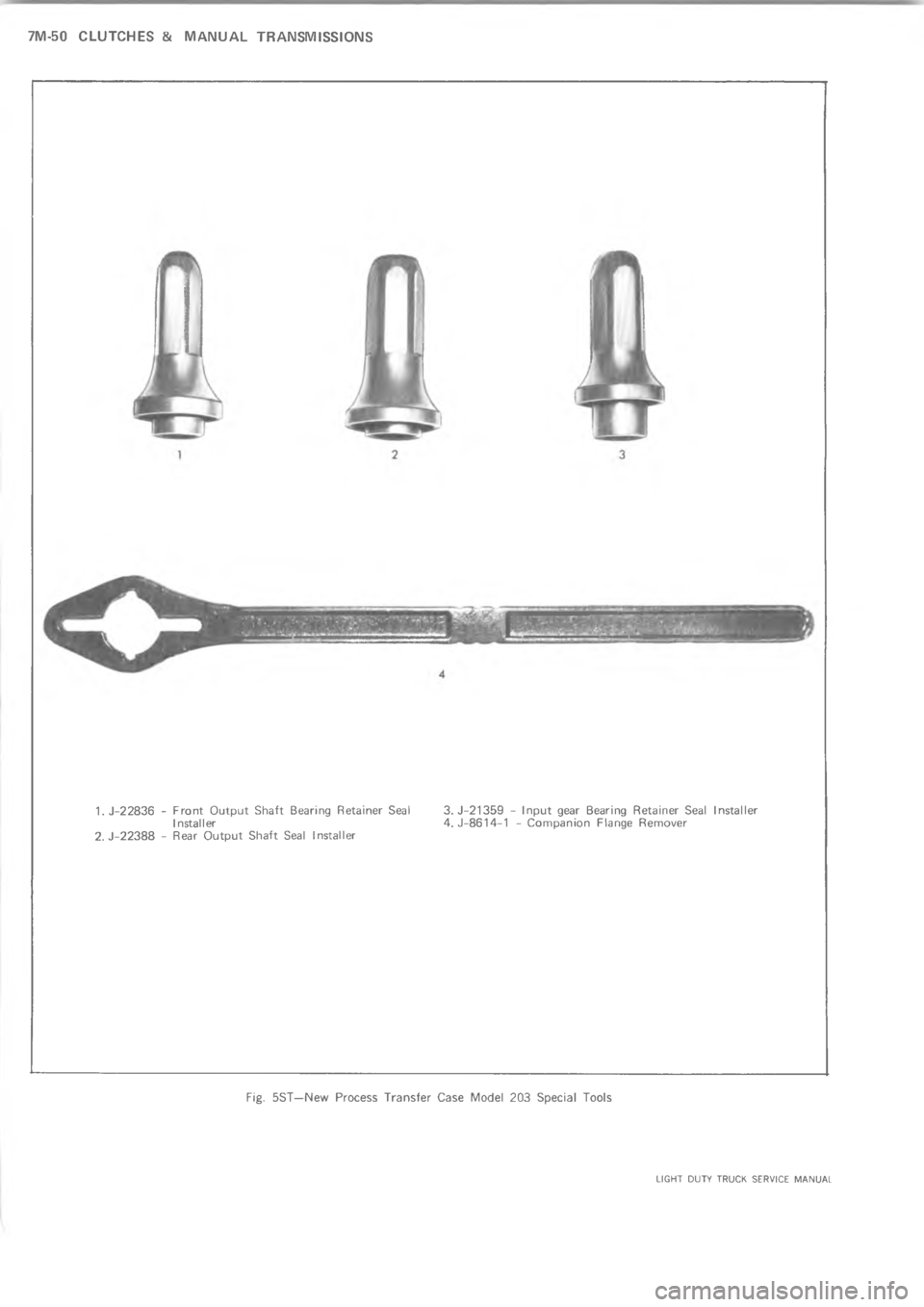 CHEVROLET LIGHT DUTY TRUCK 1973  Service Manual C  >        	    M                     S

$


"	
2
43 