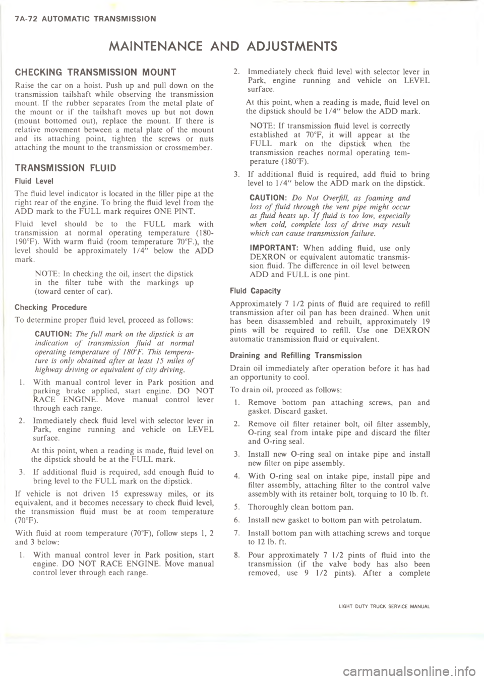 CHEVROLET LIGHT DUTY TRUCK 1973  Service Manual C C4                              F 

,



>





"

4
5

2


+

>
.%!"\(*\)
"


	




,


 
!
4

\(

	


>
;


