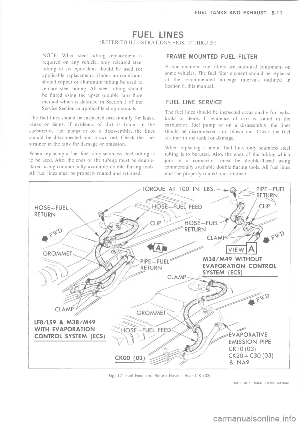 CHEVROLET LIGHT DUTY TRUCK 1973  Service Manual  8     	 @ 
>
+



!




"
#

!
!
;


4
5
!



"
#

!
!
;

=




	
















S3 