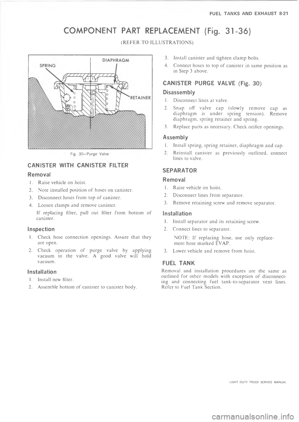 CHEVROLET LIGHT DUTY TRUCK 1973  Service Manual  8  	 @4            ()7     = 
>




\(
/
	

*







\(
/


\(+




\(
%/0&3







\(
*


+
