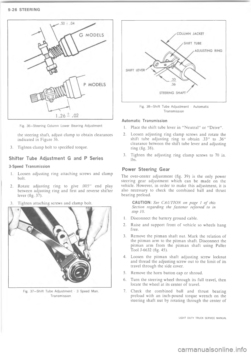 CHEVROLET LIGHT DUTY TRUCK 1973  Service Manual ? 4 =  * !% !*7  = !         !
   5 %  (9
( " % *     ! F

7





\(0	