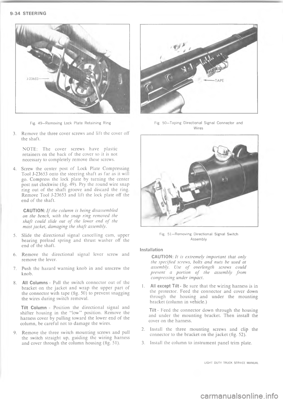 CHEVROLET LIGHT DUTY TRUCK 1973  Service Manual ?  A  ()7 A ? L  % / # E (* )   # ! "   & + , %   % , + ( * ( * )   (* )
\(

+


/
"
%


,

,

	

1


9

3
#
:




!
*

2






,

