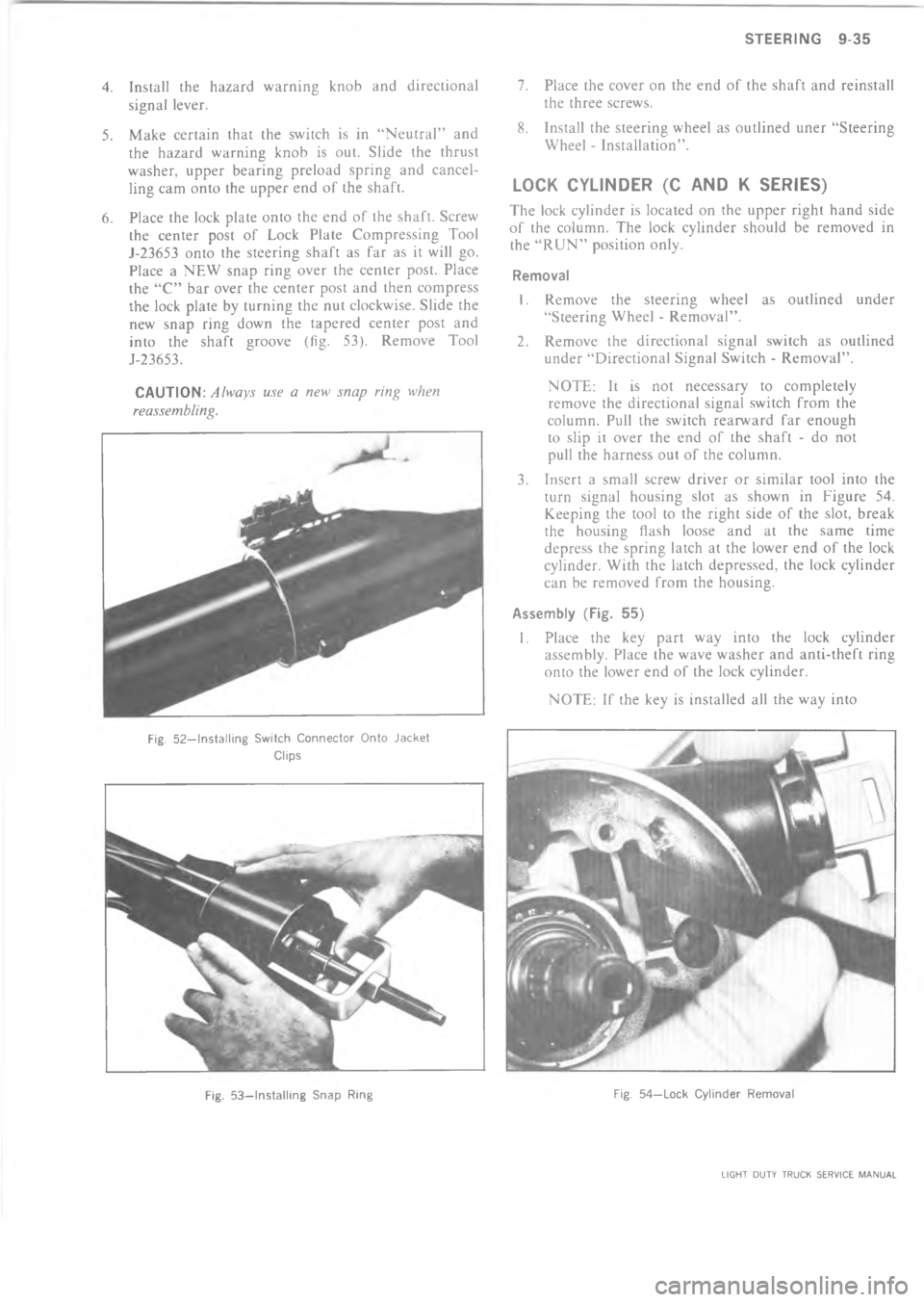 CHEVROLET LIGHT DUTY TRUCK 1973  Service Manual  ?>/ 	! * *G .    %  #     
!% 
1  #   *  * !.* !  ^ +     _ 
* * G   .   %  # 