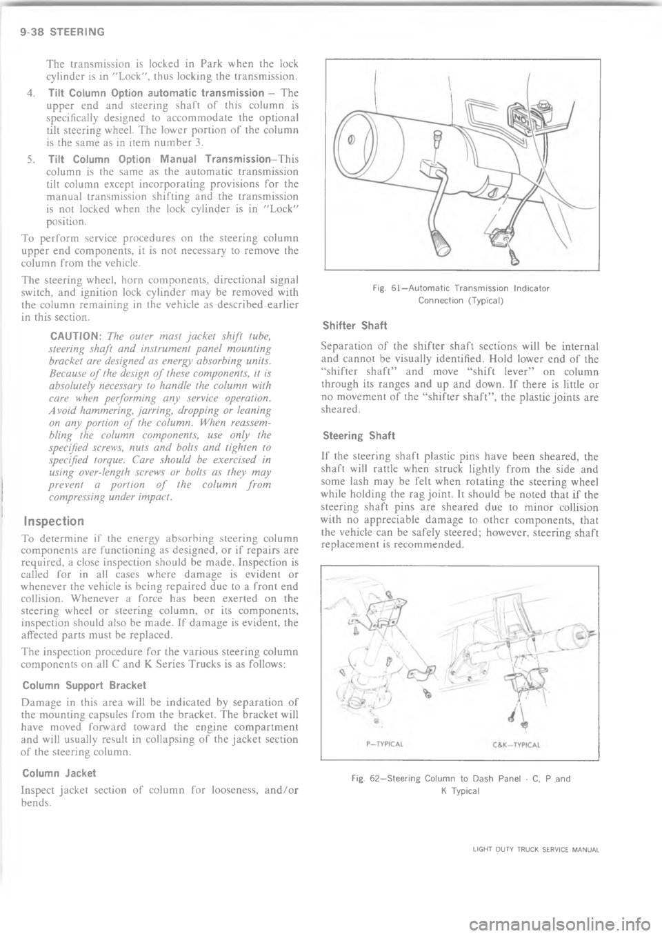 CHEVROLET LIGHT DUTY TRUCK 1973  Service Manual ?  @  "* ! !! ! #    #  . *  * #
 !  H  #H7 *! #% * ! !!
/J

!

!
1



!

"


"
!


9
	

