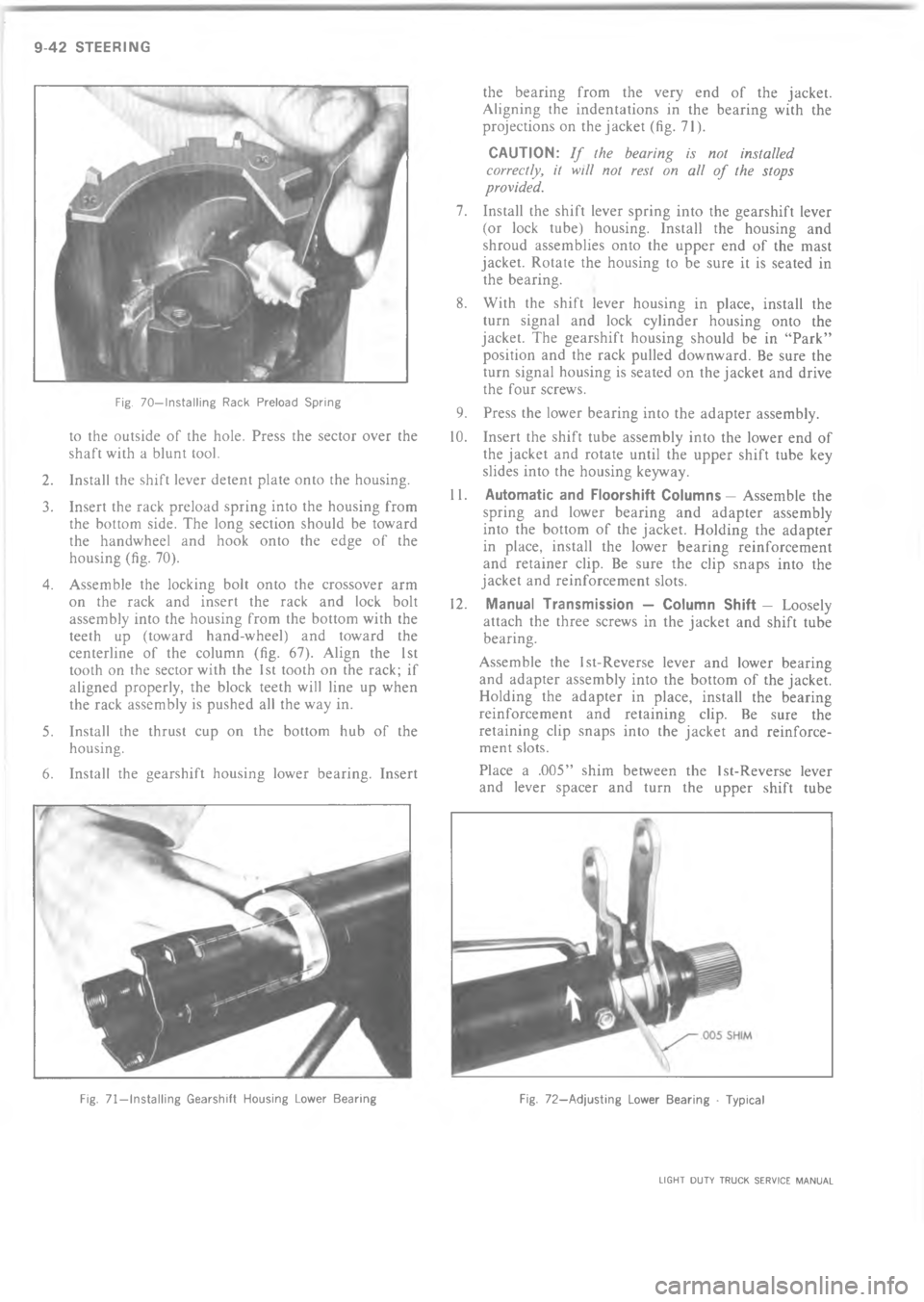 CHEVROLET LIGHT DUTY TRUCK 1973  Service Manual ?  A 4         6"		 (!@  	

!

\(
*
*
*
/






*
1
*!%
9*
4




3
>
!
=
*
:

=


*
2

*
!
J
!



=
+*J

