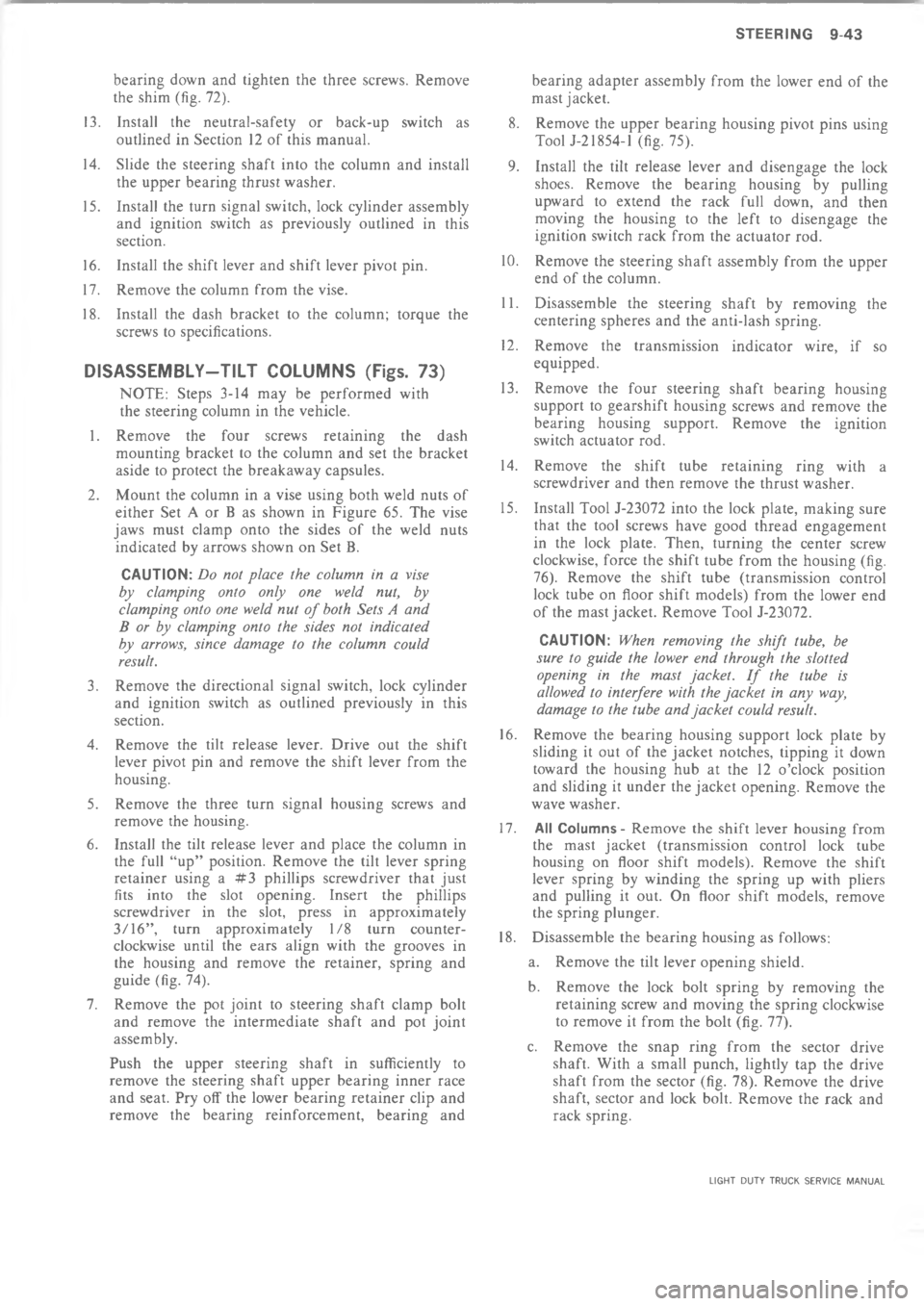 CHEVROLET LIGHT DUTY TRUCK 1973  Service Manual         ?  A % .  %* * * !.! ,
* !* >% 3?
( 	! * !  # !.* !
    *!