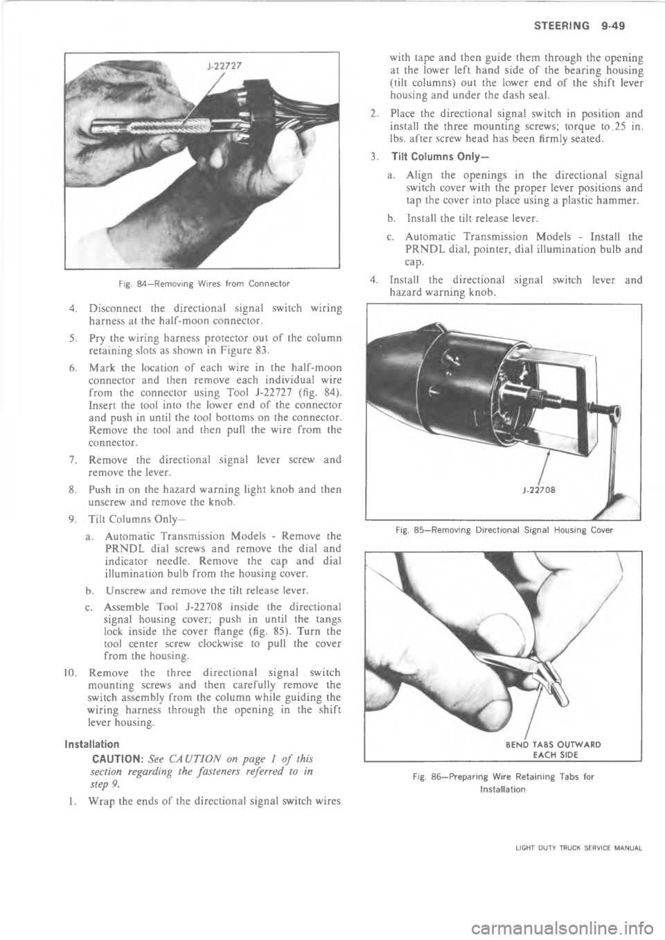 CHEVROLET LIGHT DUTY TRUCK 1973  Service Manual         ?  A ? 84(&3	 1 #& 		!
/
*
1

9


	

,

3

:
!
2

 




!





!
.

*,



.

>
*



\(

!



 

/
*

D
