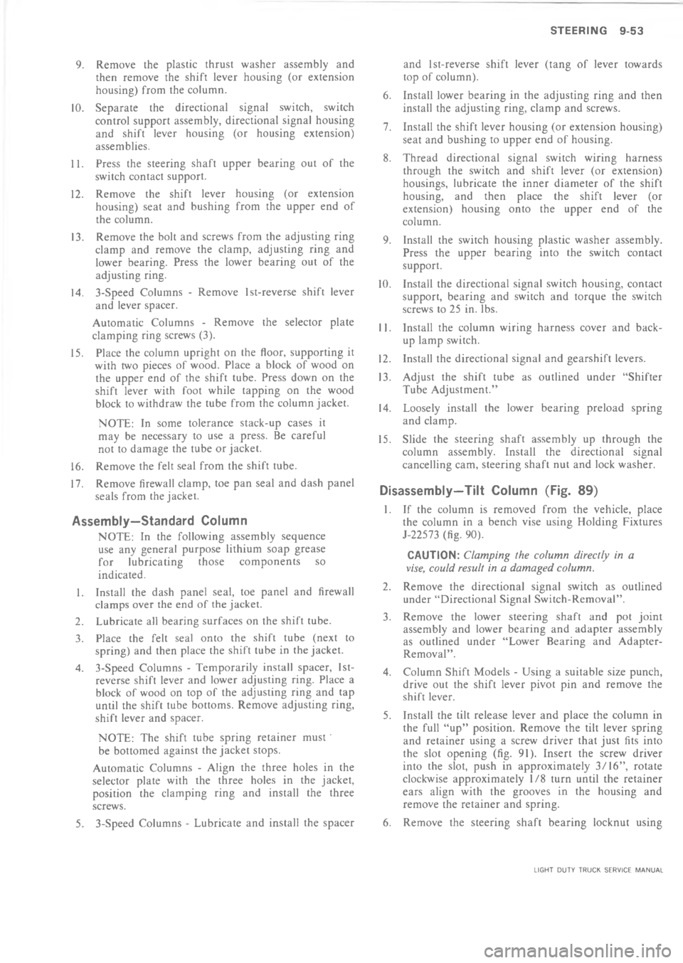 CHEVROLET LIGHT DUTY TRUCK 1973  Service Manual         ?  > 2 , * ! *! .!* !! 
*  * !*  *!% > 6!
*!%?  * 
  * 