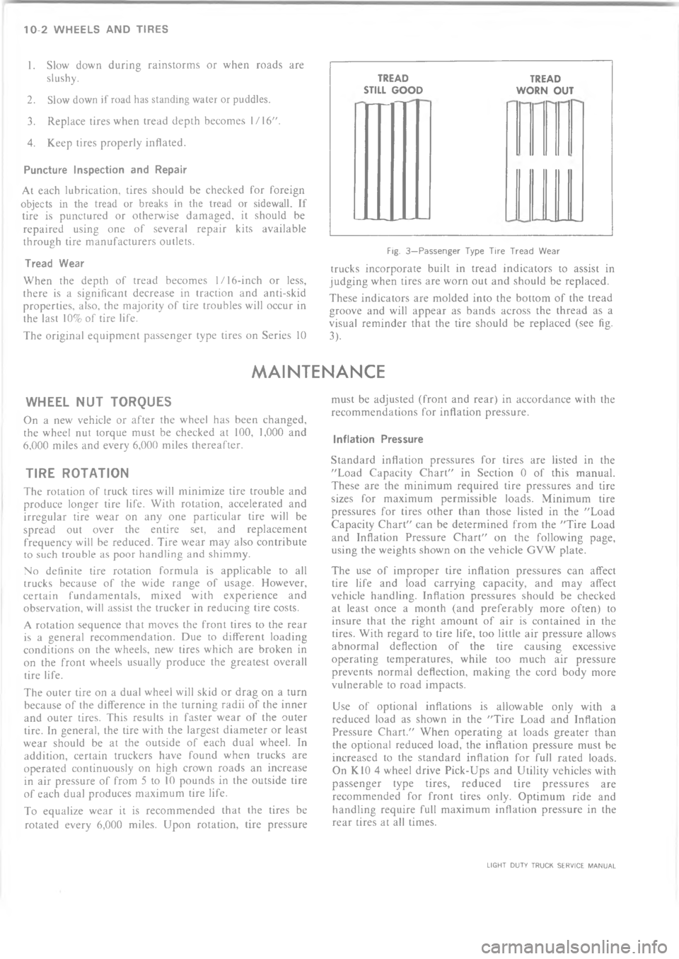 CHEVROLET LIGHT DUTY TRUCK 1973  Service Manual    4   	              . . % !!  .* ! 
!!*
 ..*!!%.!
( , !.*  * 